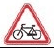 1.24 "Intersection with a cycle path"