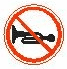 3.26 "No use of audible signals"