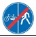 4.5.6 "End of pedestrian and cycle path with separated traffic (end of separated-traffic cycle-pedestrian path)"