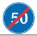 4.7 "End of the minimum speed limit zone"