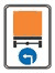 4.8 "Direction of travel for vehicles carrying dangerous goods"
