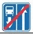 5.12.1 "End of road with a lane for public transport vehicles"