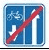 5.12.2 "End of road with a lane for cyclists"