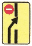 6.19.2 "Advance indicator of changeover to another carriageway"